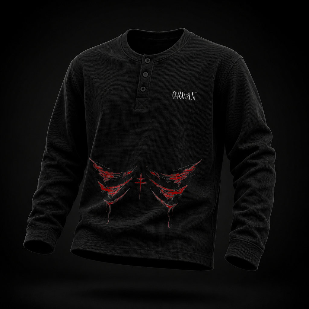 Bloody waffle knit