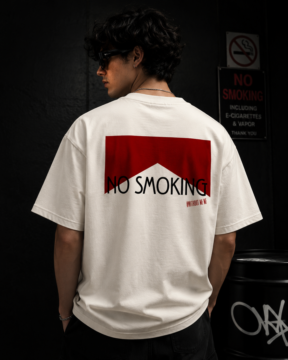 No Smoking Unisex Oversized Classic T-Shirt