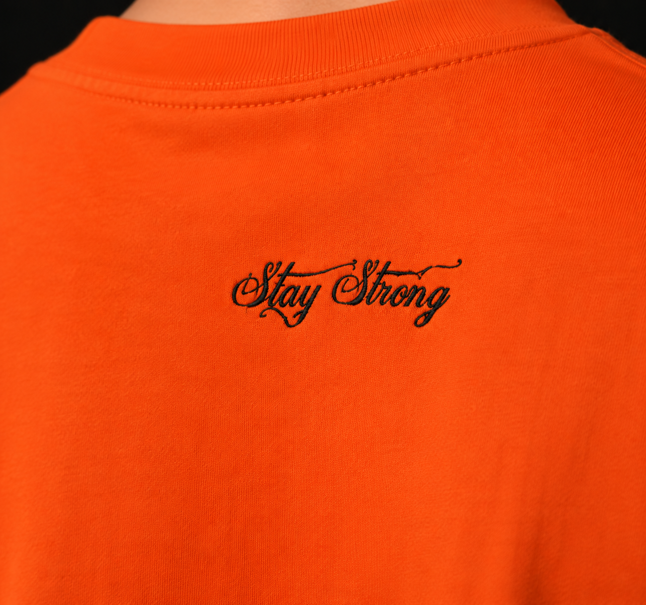 Stay Strong Embroidered Unisex Classic Crew T-Shirt