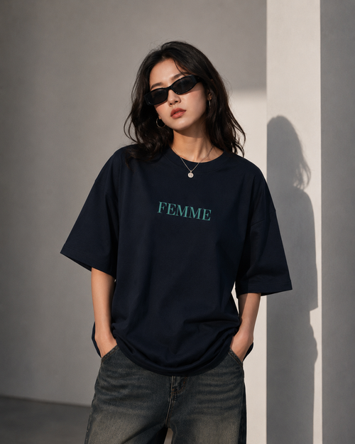 FEMME Unisex Terry Oversized Tee