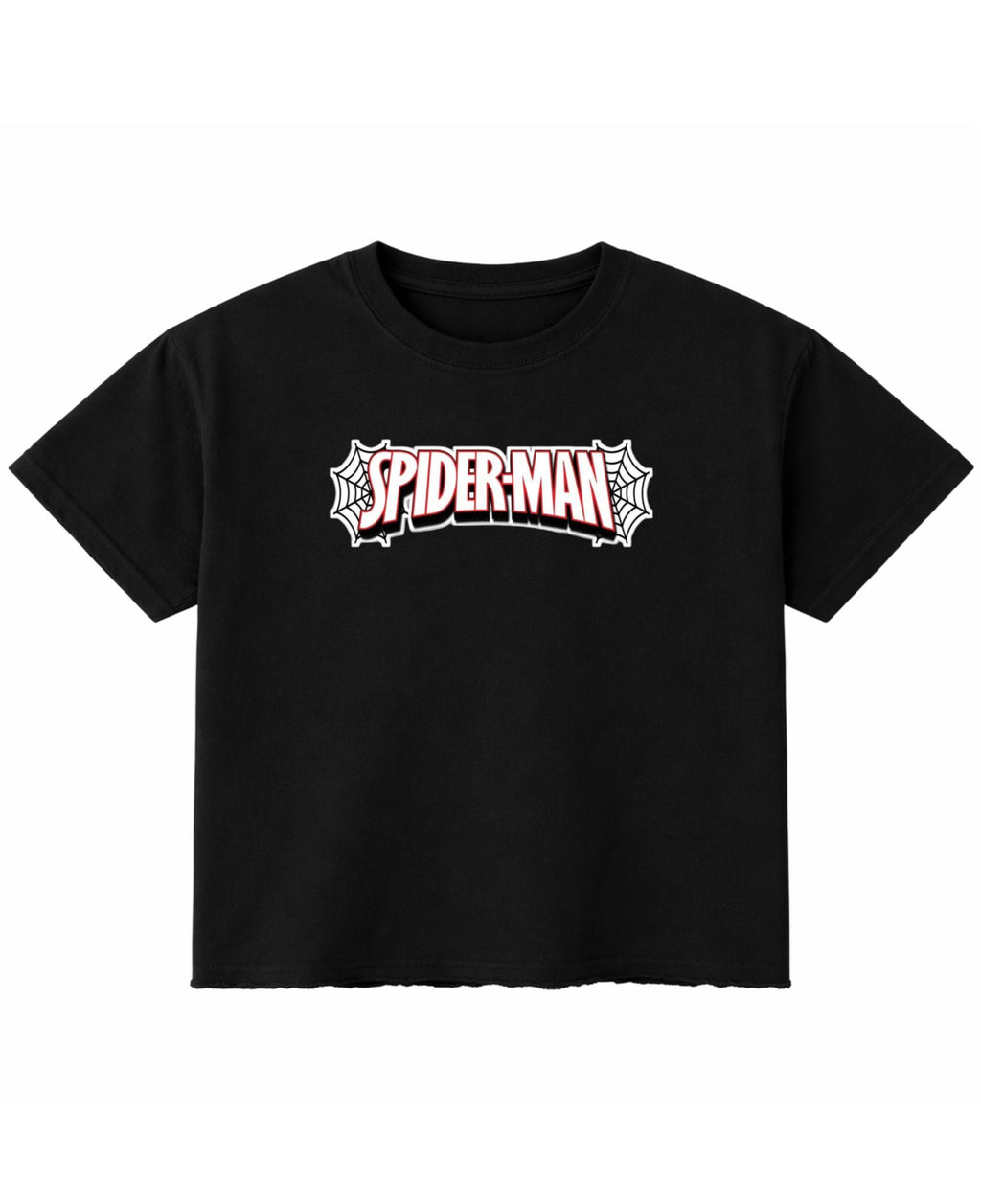 Black Boxy Fit T-shirt Front Design