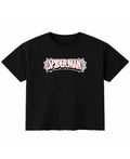 Black Boxy Fit T-shirt Front Design