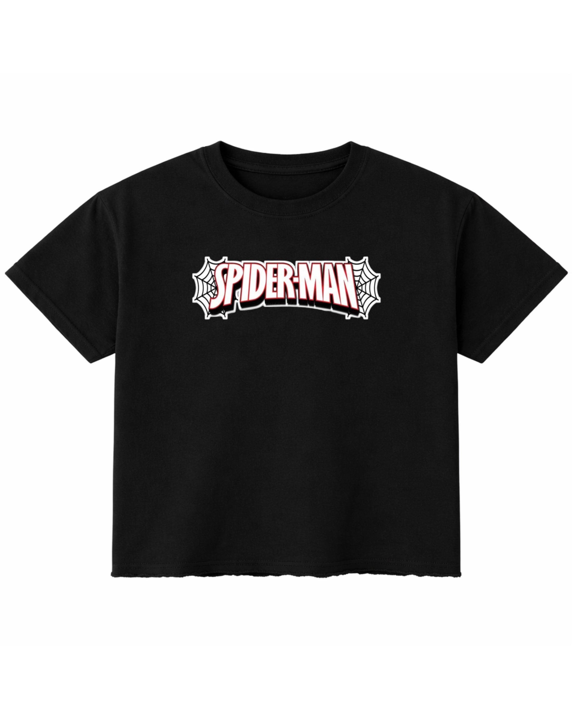 Black Boxy Fit T-shirt Front Design